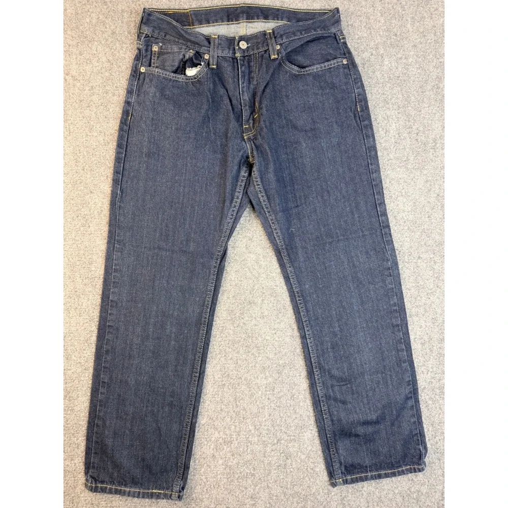 Levis‎ 559 Jeans Mens 32x30 Blue Dark Wash Relaxed Fit Denim Workwear Streetwear
